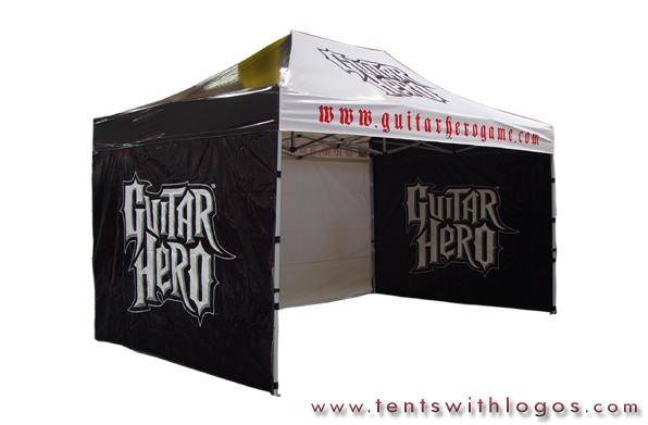 10 x 15 Pop Up Tent - Guitar Hero
